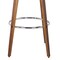 Armen Living Sonia 26" Counter Height Swivel Brown Faux Leather and Walnut Wood Bar Stool LCSOBABRWA26 - alternate 4